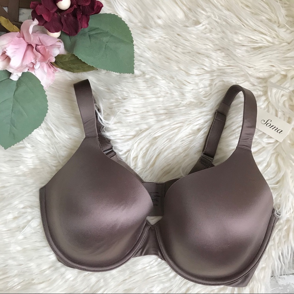 Soma Mochachino Full Coverage Bra NWT 36F